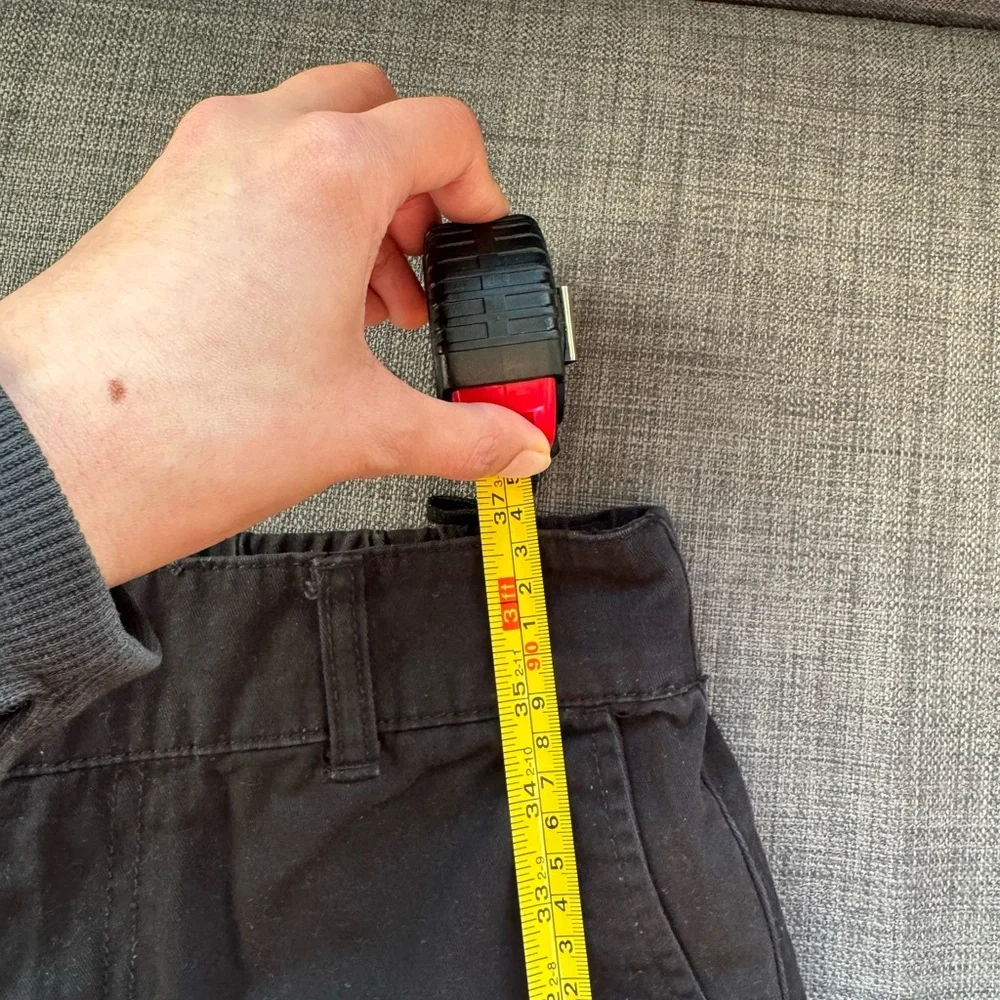 Black Cargo Jogger Pants - Picture 6 of 7